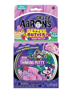 Crazy Aaron's Berry Better Butter Thinking Putty 2.1 oz Viral Scent *NEW*